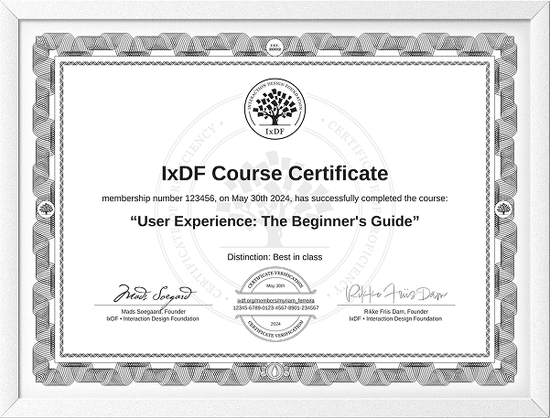 Industry-trusted Course Certificates