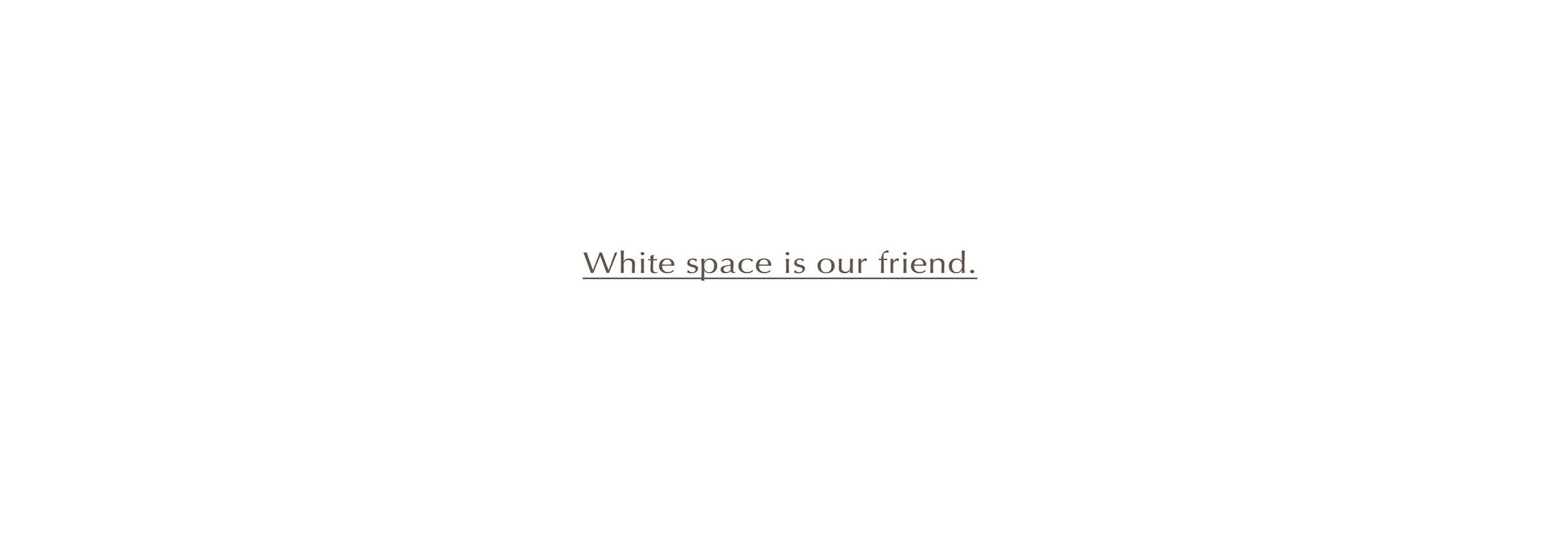 presentation white space