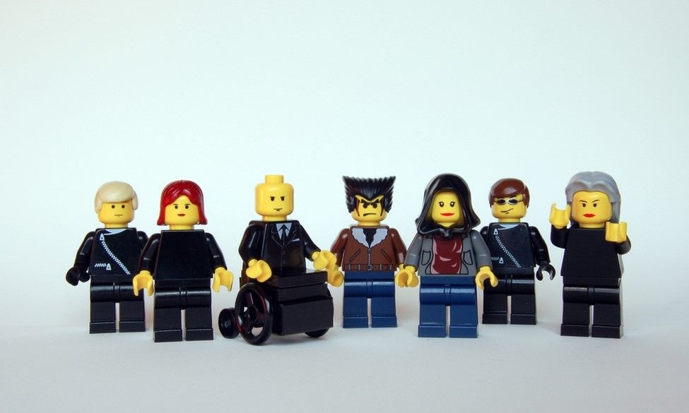 Legos representing different types of people.