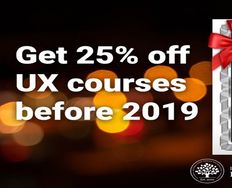 Let’s End the Year on a High: Get 25% off UX Courses for the Whole of 2019 - Article hero image