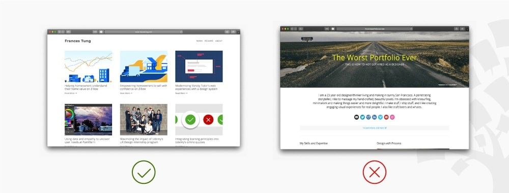 4 Good And 1 Bad Ux Design Portfolio You Can Learn From Interaction Design Foundation Ixdf