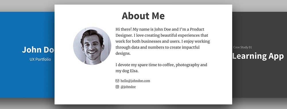 Love Portfolio Examples