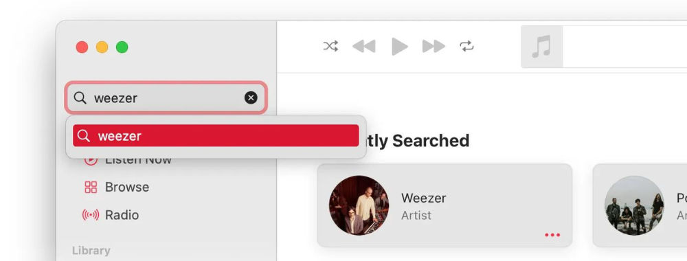 Bad UX examples - Apple Music