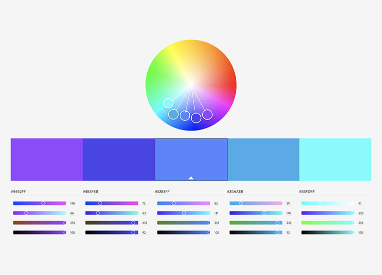 Colors in UI Design — UI color palette