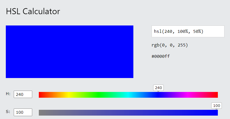 United Nations Blue information, Hsl, Rgb