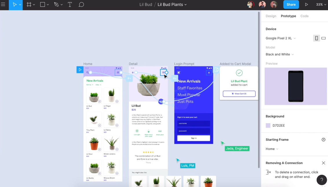 Screenshot of Figma browser app
