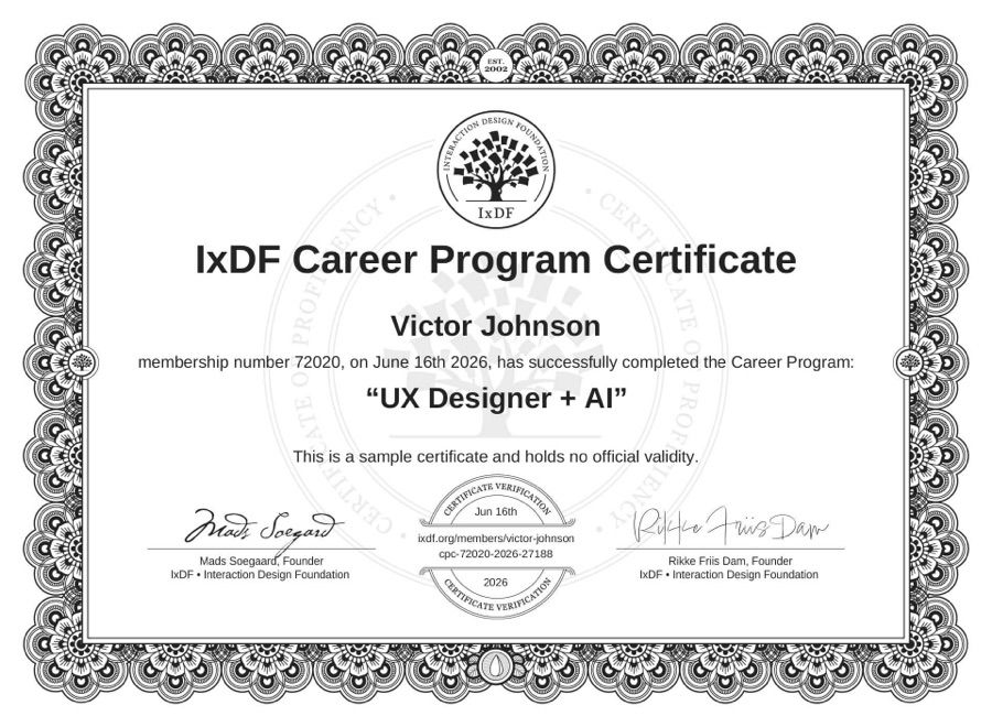 Career Program Certificate