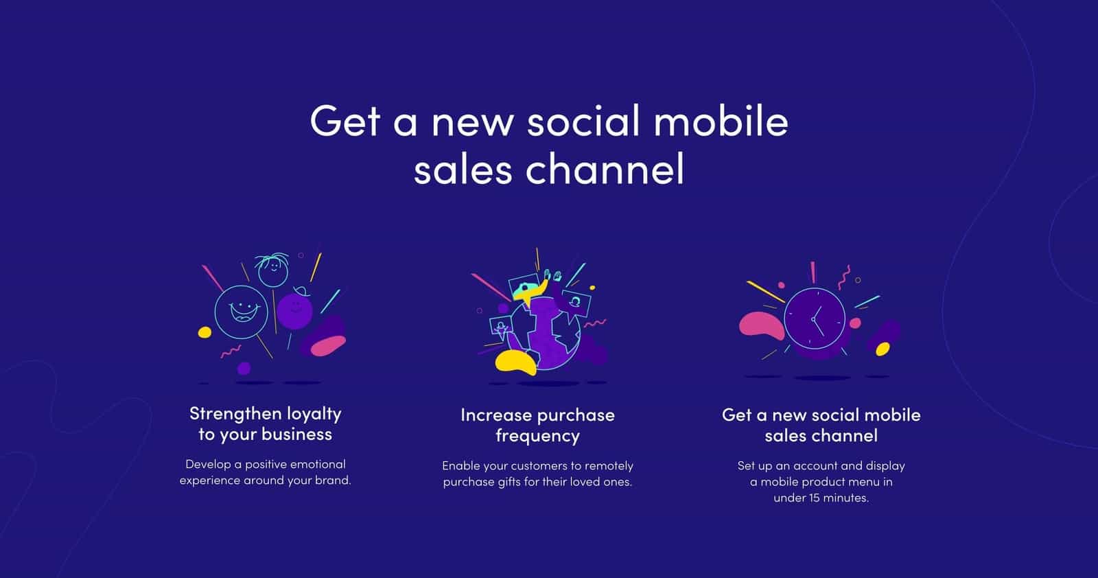 A screenshot showing a three-column layout.