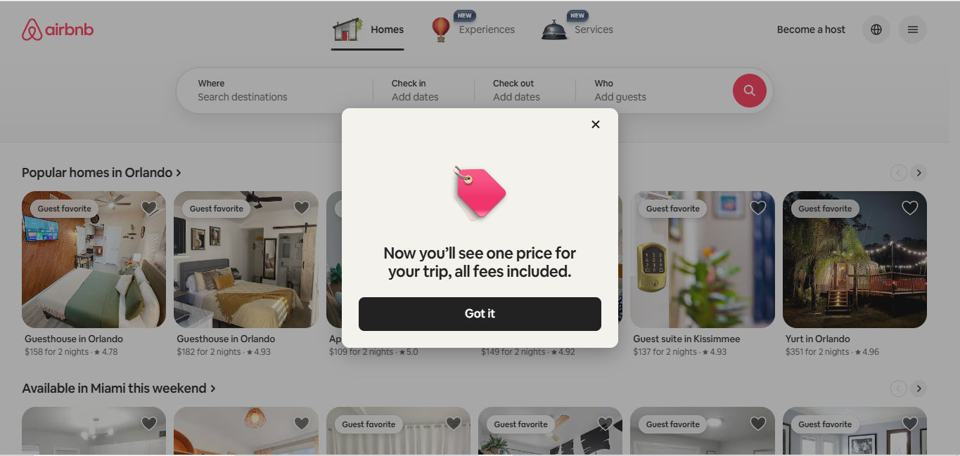 A screenshot from Airbnb's site.