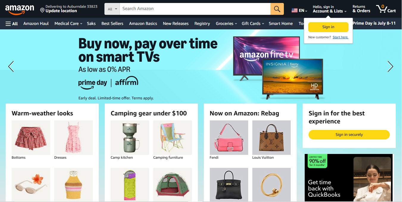 A screenshot from Amazon.com