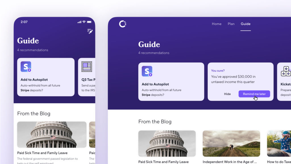 Image showing screen carousels in use.