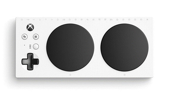 Screenshot / Picture of the Microsoft Xbox Adaptive Controller.