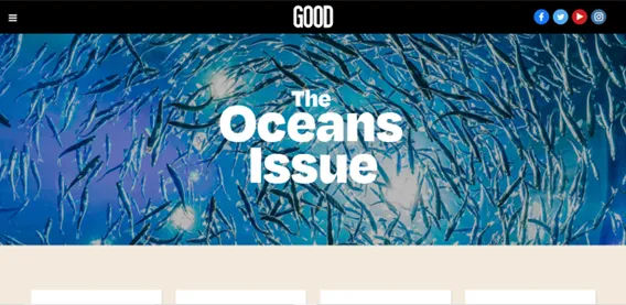 Screenshot of Good Home Page