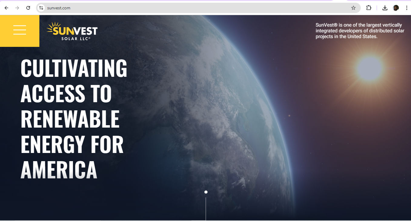 An example of a hamburger menu at work.