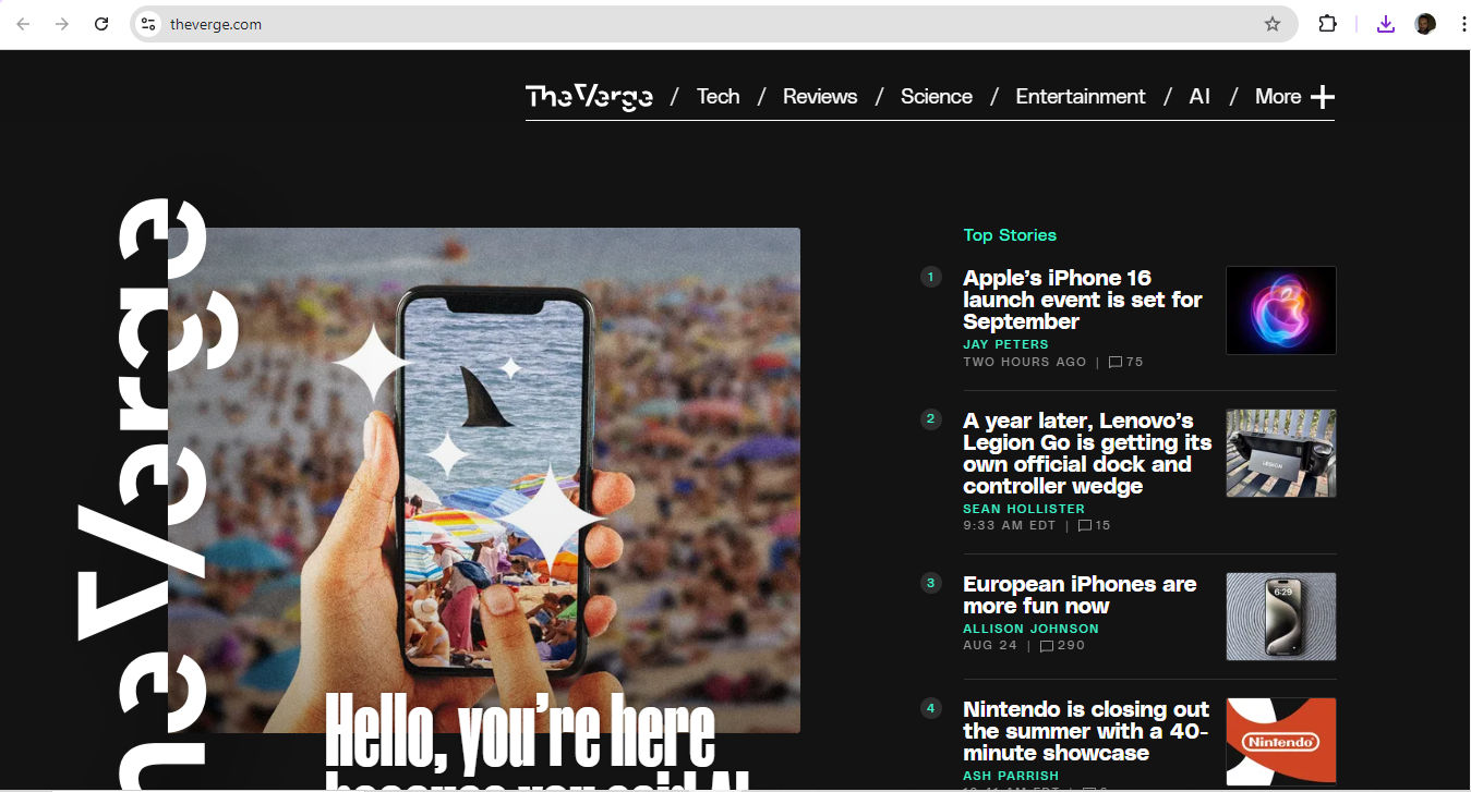 An image representing a magazine layout.