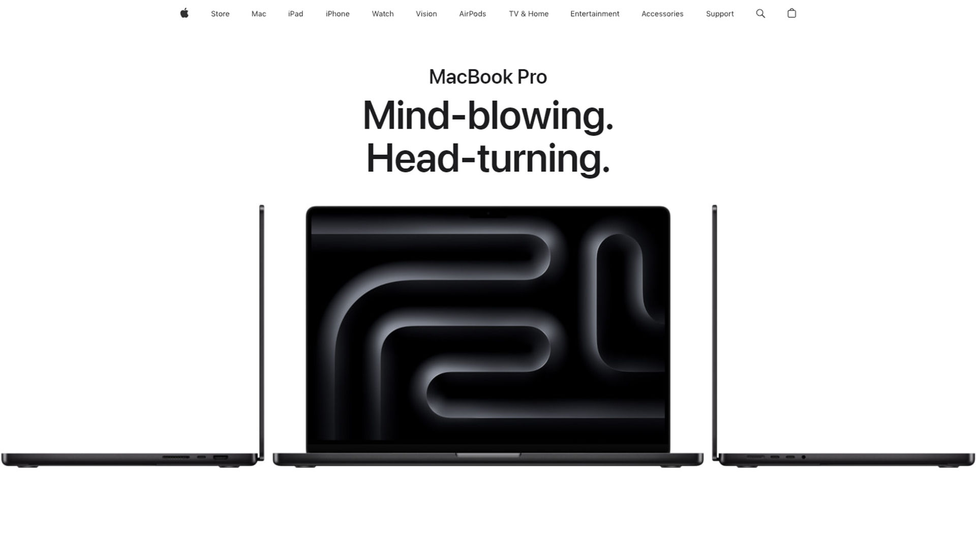 Screenshot of page from Apple's website.