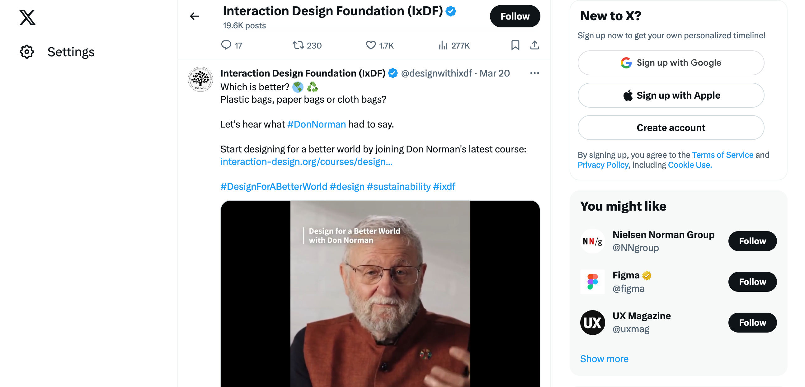 A feed from X (formerly Twitter).