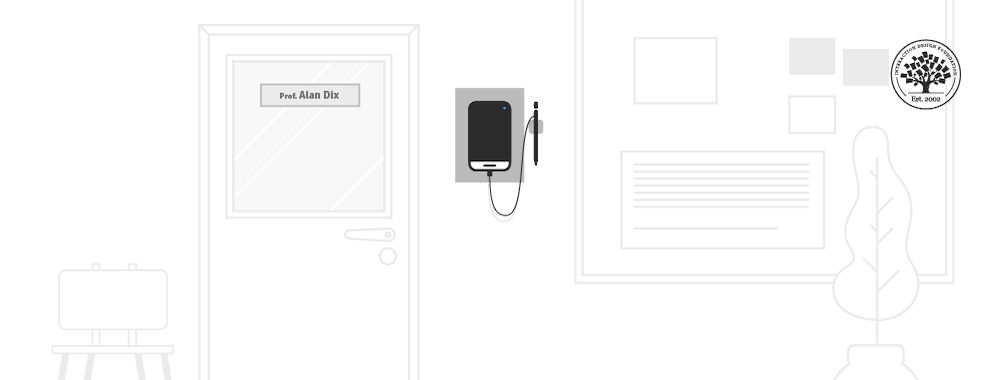 Concept for meeting room/office door electronic message pad.