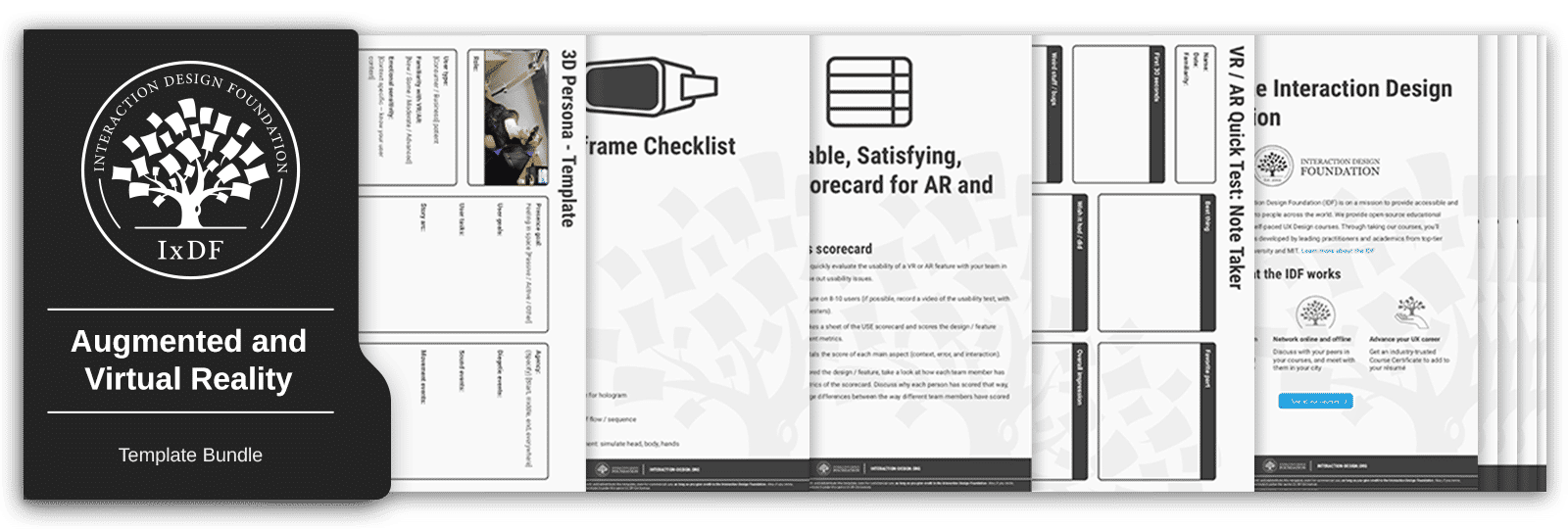 Bundle of 4 Augmented and Virtual Reality templates