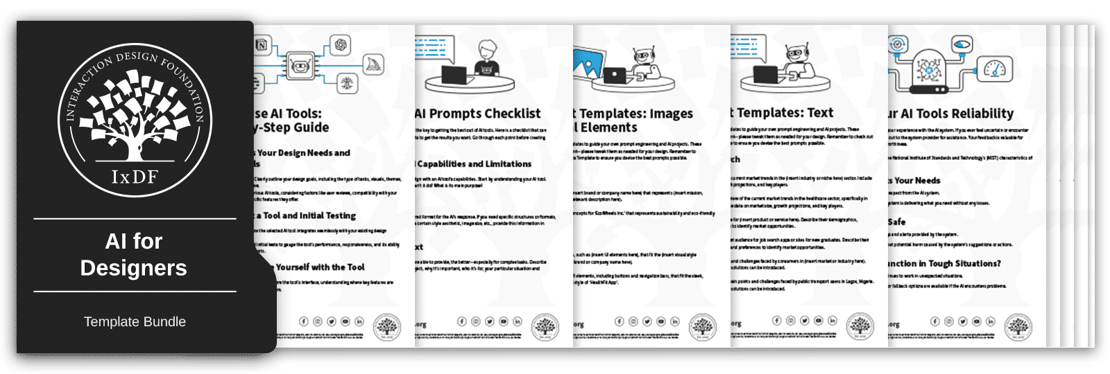 Bundle of 5 AI for Designers templates