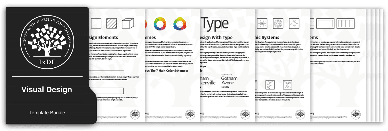 Bundle of 11 Visual Design templates