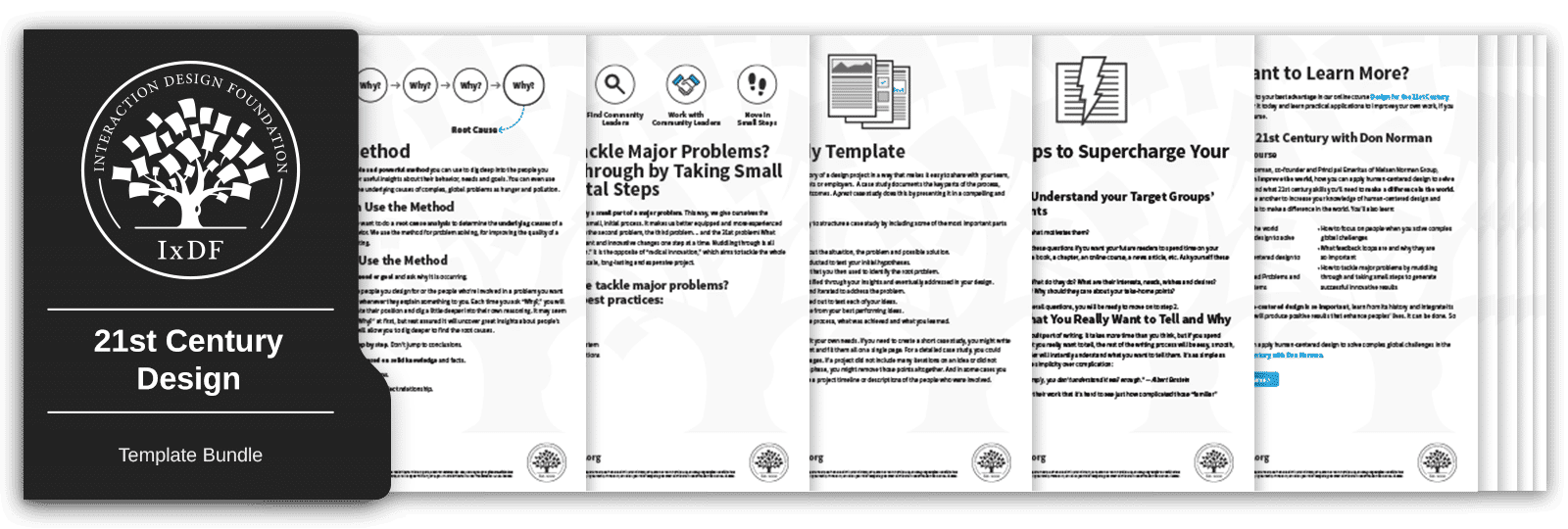 Bundle of 5 21st Century Design templates