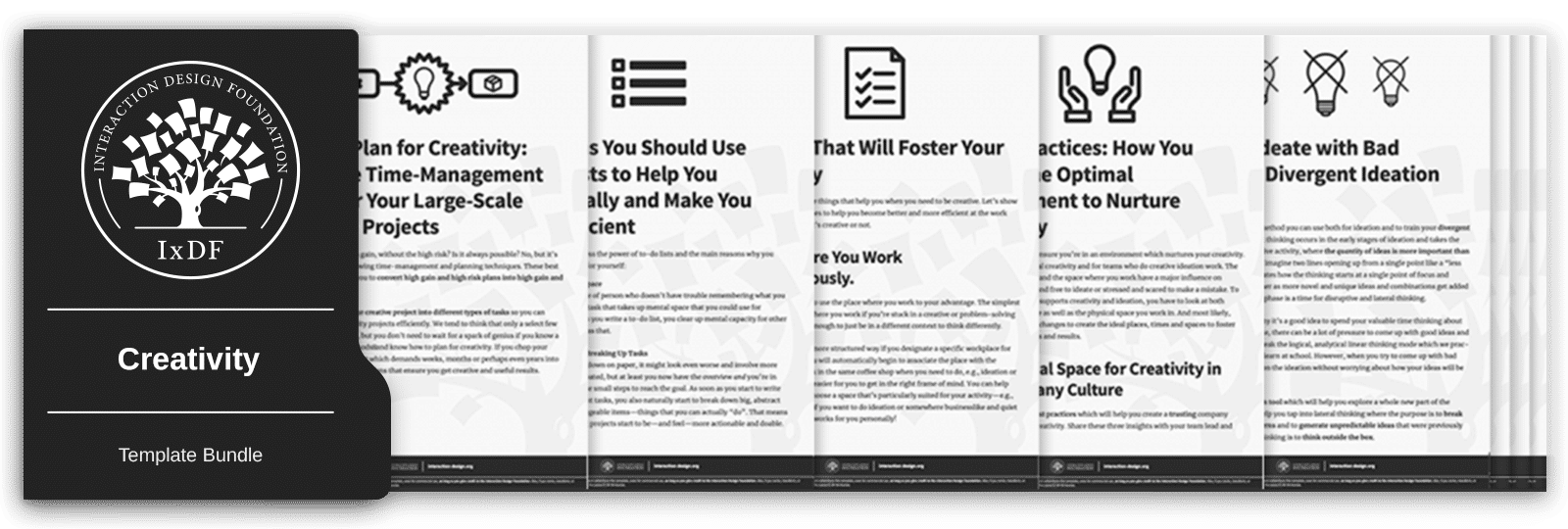 Bundle of 15 Creativity templates