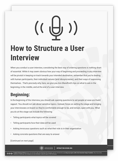 How to Structure a User Interview