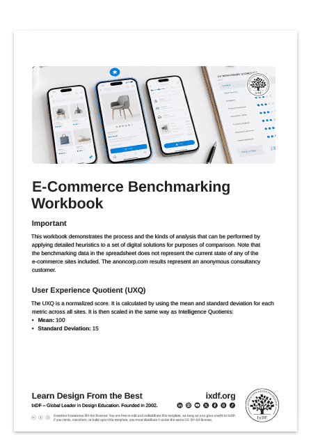 E-Commerce Benchmarking Workbook