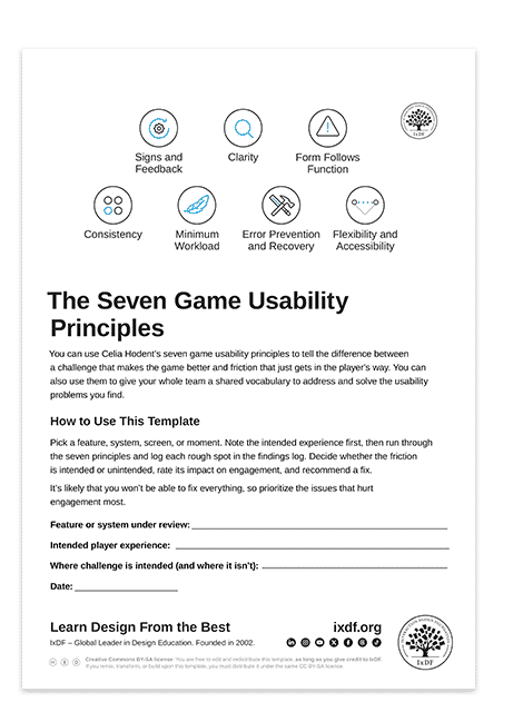 Game Usability Principles