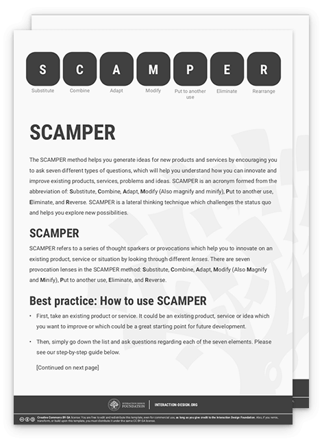 scamper examples
