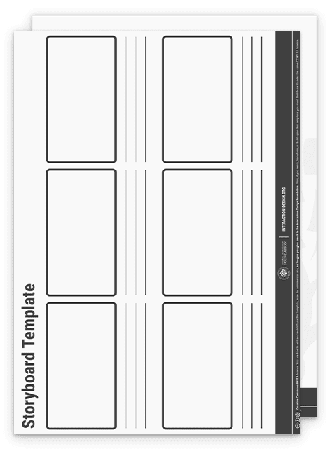 Sample of Storyboard template