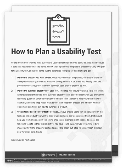 How to Plan a Usability Test