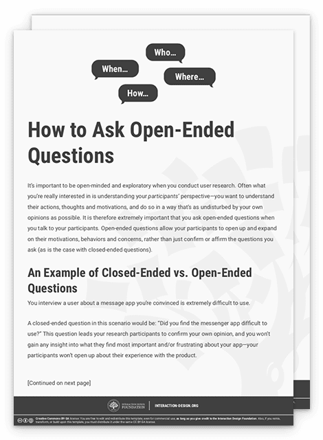 How to Ask Open-Ended Questions