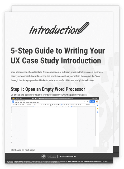 how to write an introduction on a case study