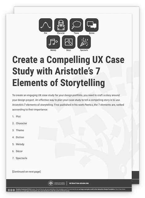 Create a Compelling UX Case Study with Aristotle’s 7 Elements of Storytelling