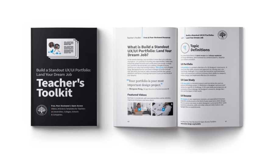 Build a Standout UX / UI Portfolio Teacher's Toolkit cover