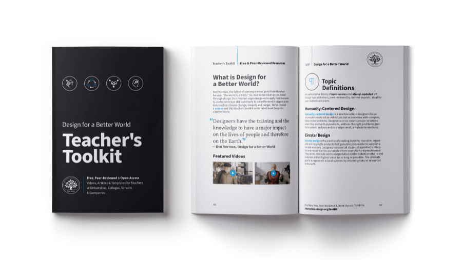Design for a Better World Teacher's Toolkit cover