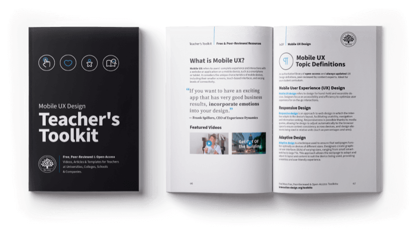 Mobile UX Design Teacher's Toolkit cover
