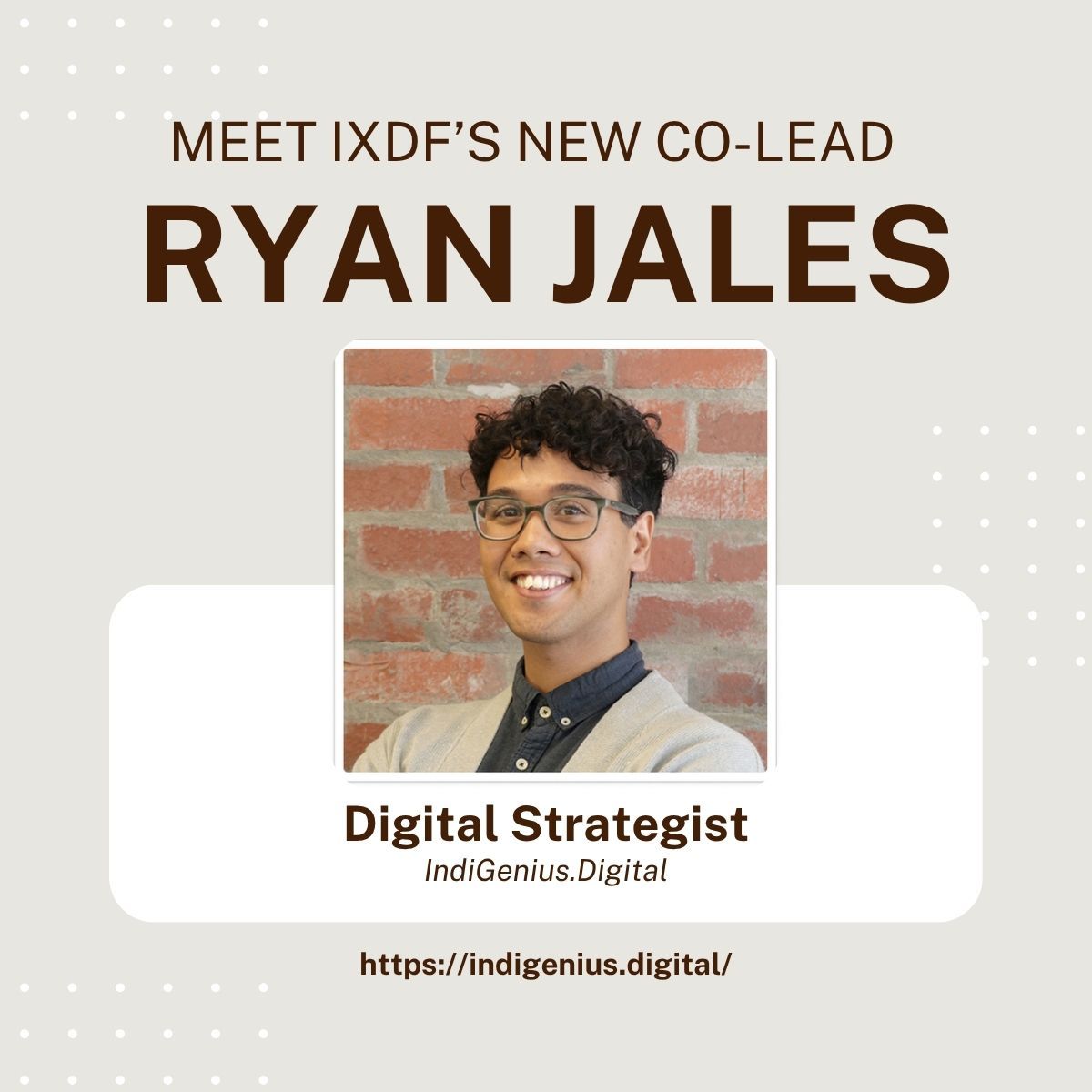 Meet co-lead Ryan Jales