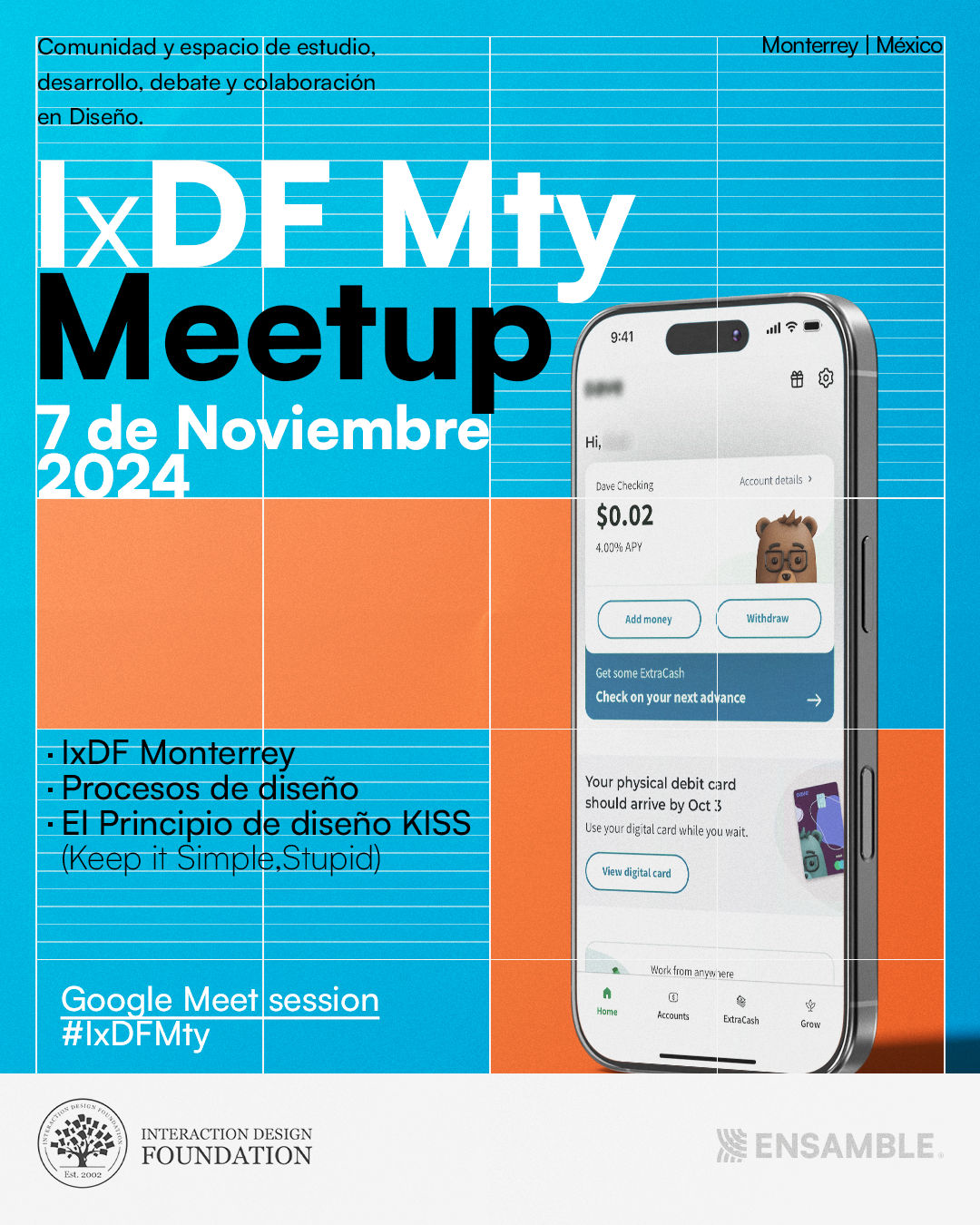 Poster meeting IxDF Mty