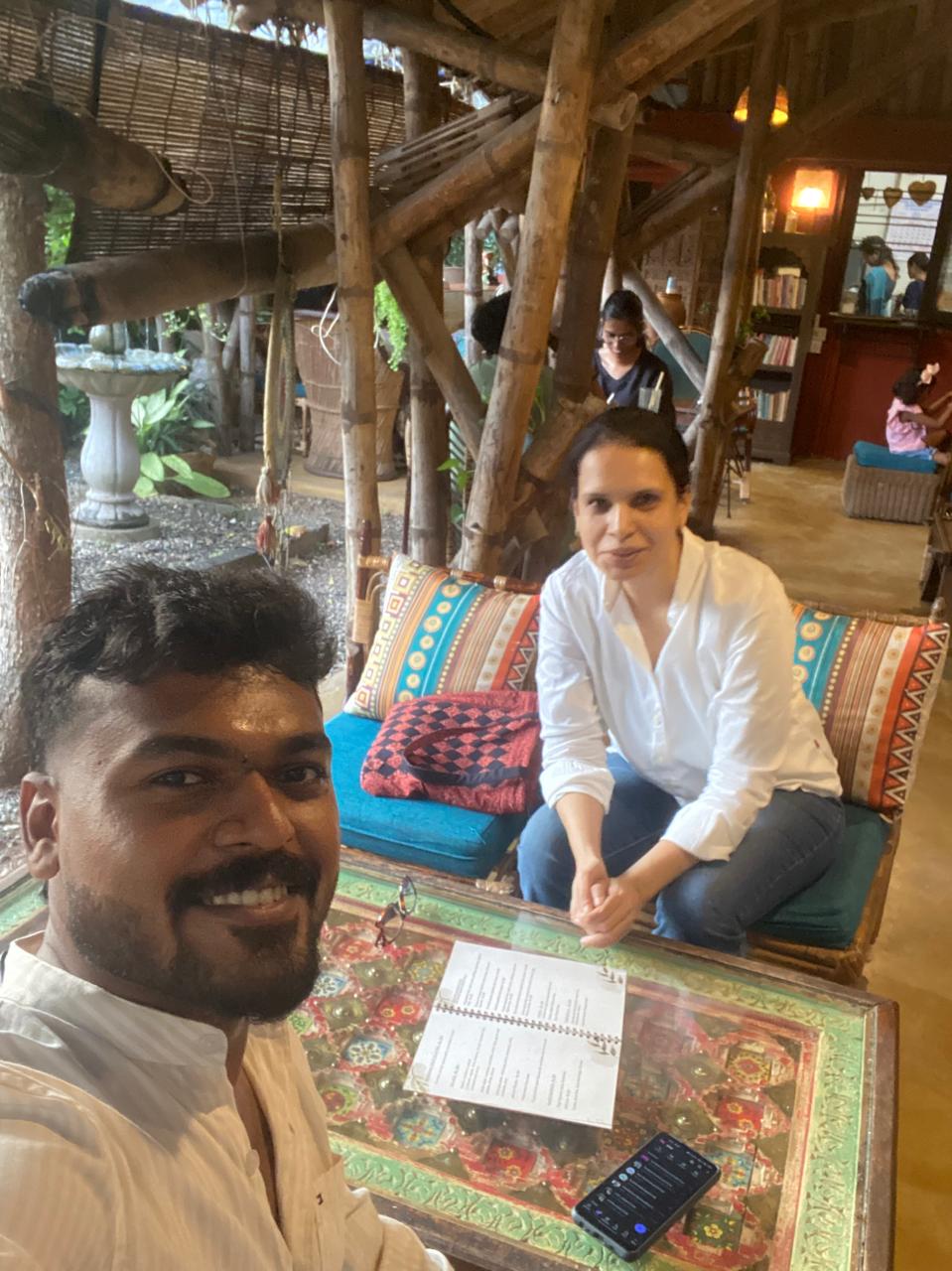 Meeting at Cafe Sarwa Pic