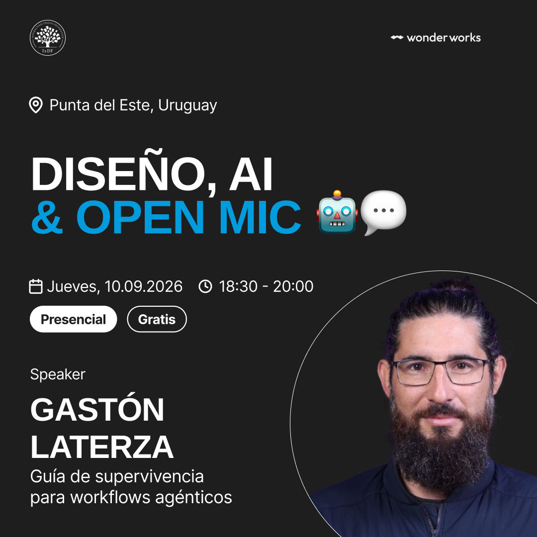 IxDF Maldonado: diseño, AI & open mic meetup