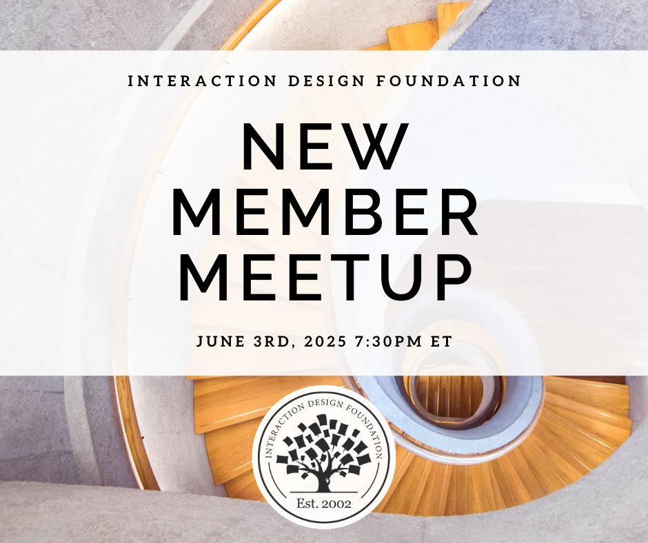 IxDF New Member Meetup - All are welcome! 7:30PM ET on June 3rd