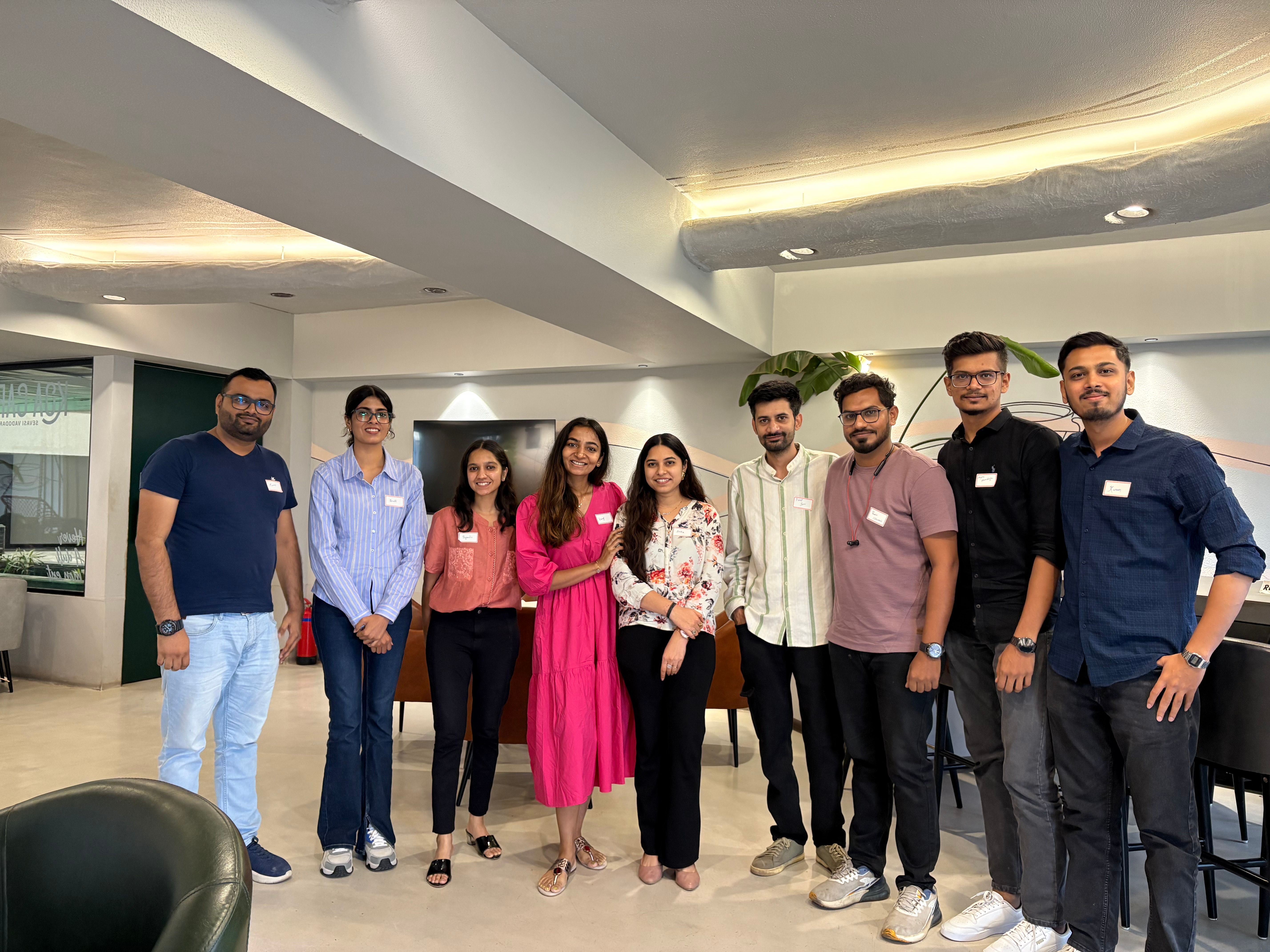 Photo of designers attending meet-up